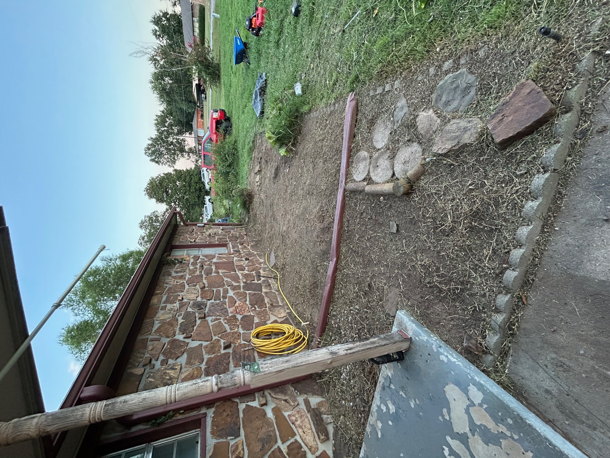 After: lawn care job